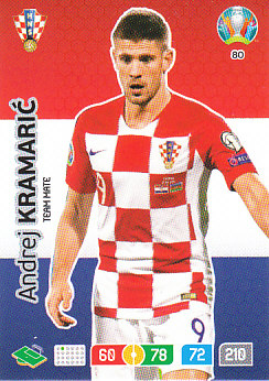 Andrej Kramaric Croatia Panini UEFA EURO 2020#080